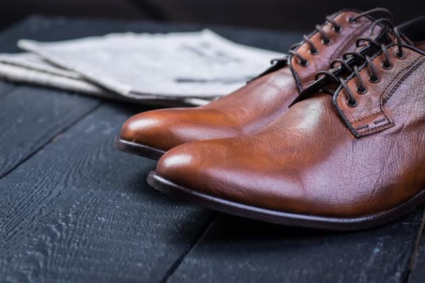 Leather shoes are synonymous with class