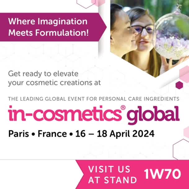 The leading global event for personal care ingredients